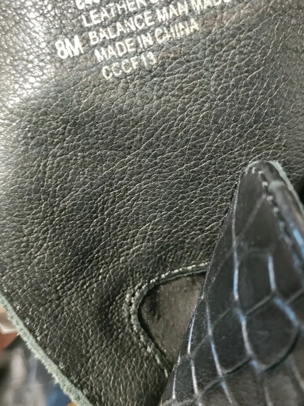 Vintage Isolá Black Leather Croc Embossed Knee High Boots Size 8